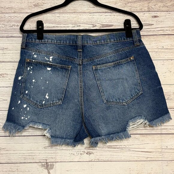 NWT NoBo High Rise Mom Fit Jean Shorts NWT Sz 15 - Picture 4 of 6